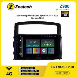 Màn hình ô tô DVD Android Z900 – Mitsubishi Pajero Sport V6 2018 -2020