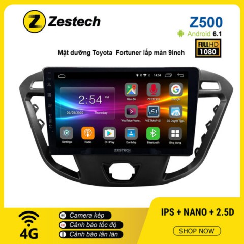 Màn hình ô tô DVD Android Z500 – Toyota Fortuner