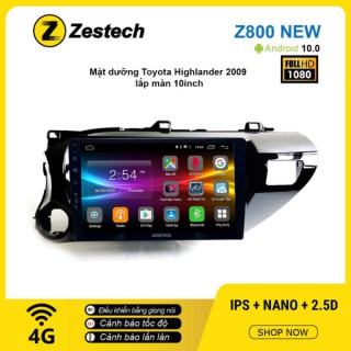 Màn hình ô tô DVD Android Z800 New – Toyota Hilux 2012 – 2018