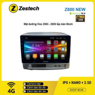 Màn hình ô tô DVD Android Z800 New – Toyota Vios 2003 – 2005