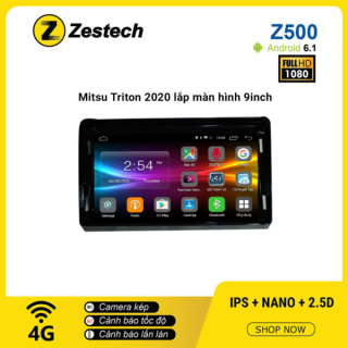 Màn hình ô tô DVD Android Z500 – Mitsubishi Triton 2020