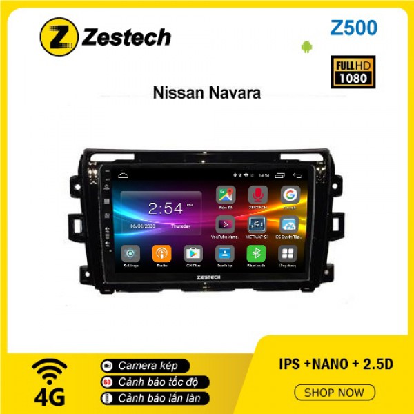 Màn hình ô tô DVD Android Z500 – Nissan Navara