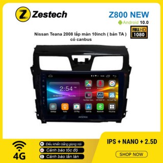 Màn hình ô tô DVD Android Z800 New – Nissan Teana 2008 có Canbus