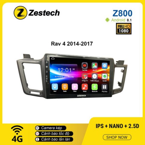 Màn hình ô tô DVD Android Z800 – Toyota RAV4 2014 – 2017