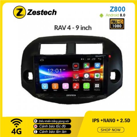 Màn hình ô tô DVD Android Z800 – Toyota RAV4