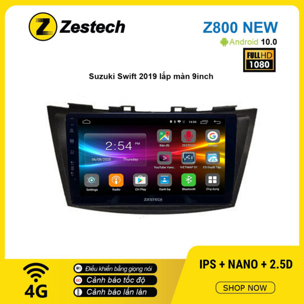 Màn hình ô tô DVD Android Z800 New – Suzuki Swift 2019