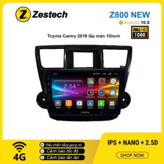 Màn hình ô tô DVD Android Z800 New – Toyota Camry 2019