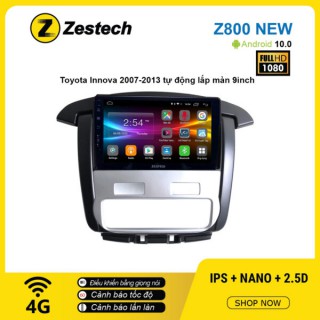 Màn hình ô tô DVD Android Z800 New – Toyota Innova 2007 – 2013 điều hòa tự động