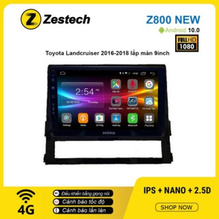 Màn hình ô tô DVD Android Z800 New – Toyota LandCruiser 2016 – 2018