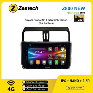 Màn hình ô tô DVD Android Z800 New – Toyota Prado 2018