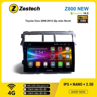 Màn hình ô tô DVD Android Z800 New – Toyota Vios 2009 – 2013