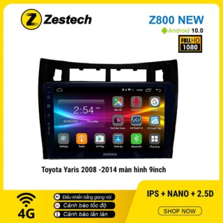 Màn hình ô tô DVD Android Z800 New – Toyota Yaris 2008 – 2014