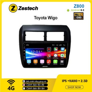 Màn hình ô tô DVD Android Z800 – Toyota Wigo