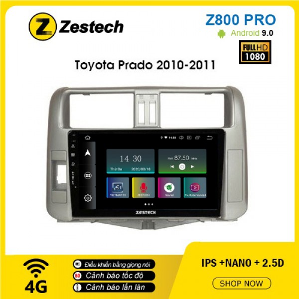 Màn hình ô tô DVD Z800 Pro – Toyota Prado