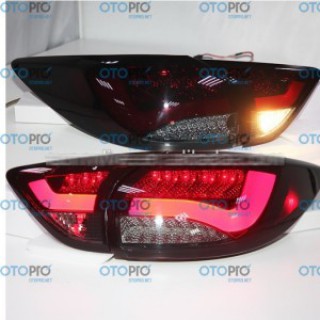 Đèn hậu độ LED nguyên bộ cho xe Mazda CX-5 mẫu BMW đỏ đen