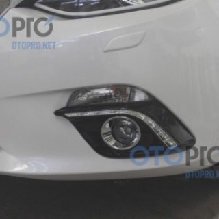 Đèn gầm độ LED daylight xe Mazda 3 2014-2015 mẫu LED hạt