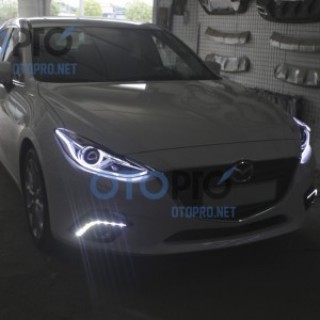 Độ đèn LED mí khối daylight cho xe Mazda 3 2015 All New