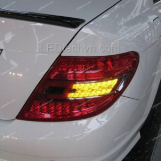 Đèn hậu LED nguyên bộ cho xe Mercedes C-Class w204 C180/C200/C230/C260 mẫu 3