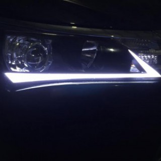 Độ LED mí khối độ tay xe Toyota Altis 2016-2017