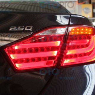 Đèn hậu độ LED nguyên bộ cho xe Camry 2012 2.5Q kiểu BMW