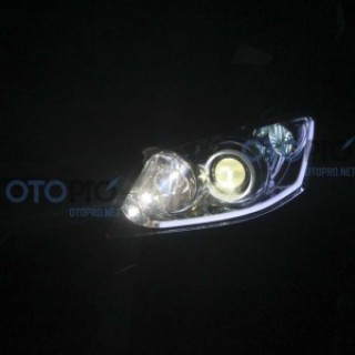 Độ bi Audi Q5, LED mí khối, angel eyes BMW Camry 3.5Q