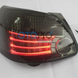 Đèn hậu độ LED nguyên bộ cho xe Vios 2008 mẫu đen khói