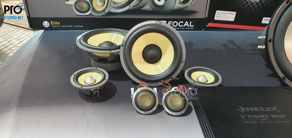 Độ loa Vinfast Lux SA 2020 với cấu hình âm thanh loa Focal ES 165 KX3