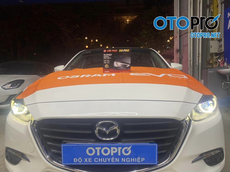 OtoPro Bi LED PRO S8 Pro cho Mazda 3 2015