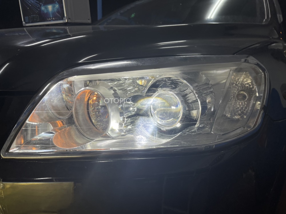 Độ đèn Chevrolet Captiva với bi Laser EVO LIGHT SLE & bi gầm Tiger