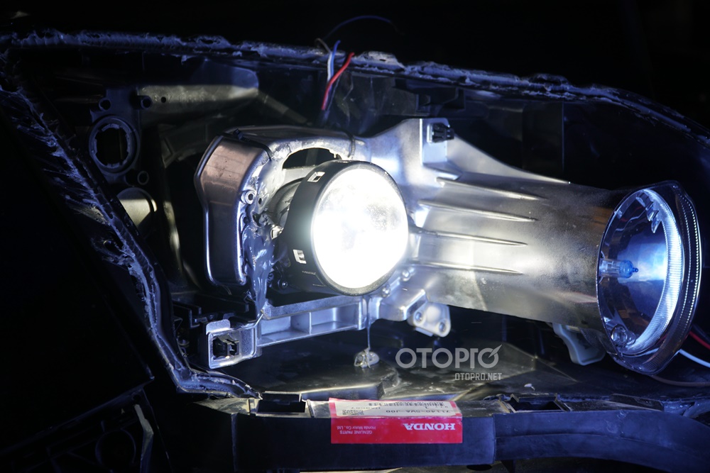 Độ đèn Honda CR-V với siêu phẩm bi Laser EVO LIGHT SLE