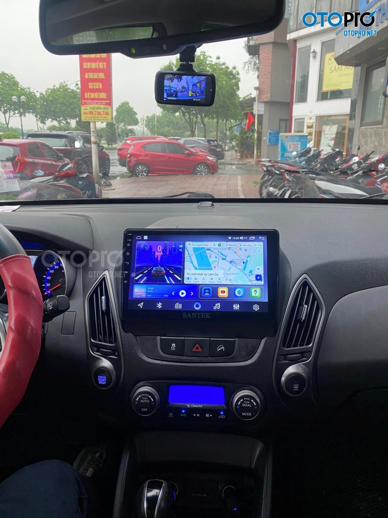 Màn hình android ô tô Santek X800 cho Hyundai Tucson 2013