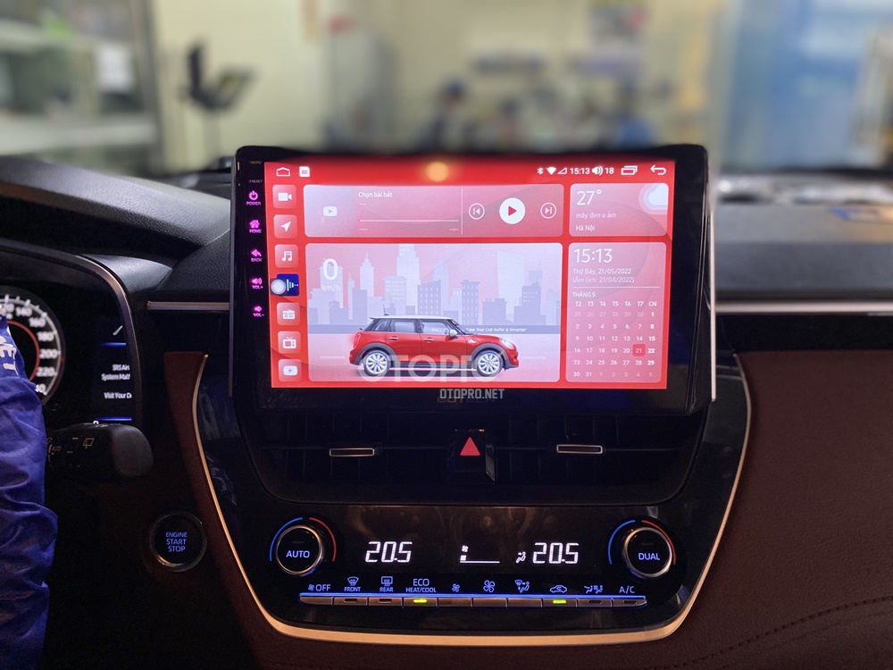 Màn hình android ô tô Gotech GT10 Pro cho Toyota Cross 2022