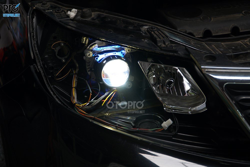 Độ đèn Kia Sorento 2016 với Bi Led EVO LUX 5000K