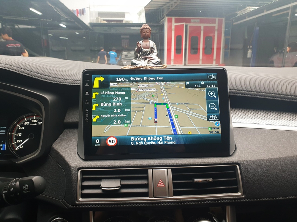 Ứng dụng vietmap trên màn hình android ô tô