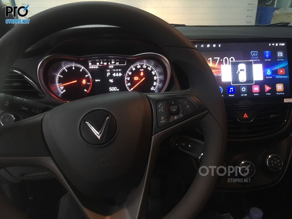 Lắp Màn hình android cho Vinfast Fadil 2020 với màn hình ô tô Kovar T1