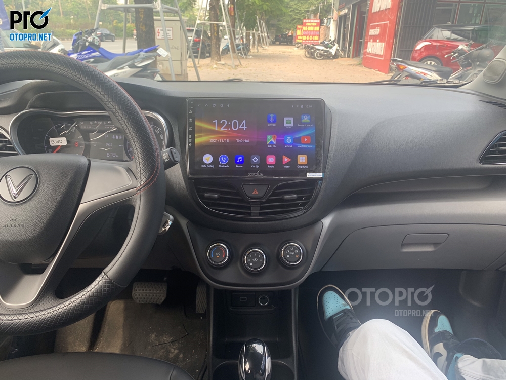 Lắp Màn hình android Vinfast Fadil 2020 với màn hình ô tô Kovar T1 