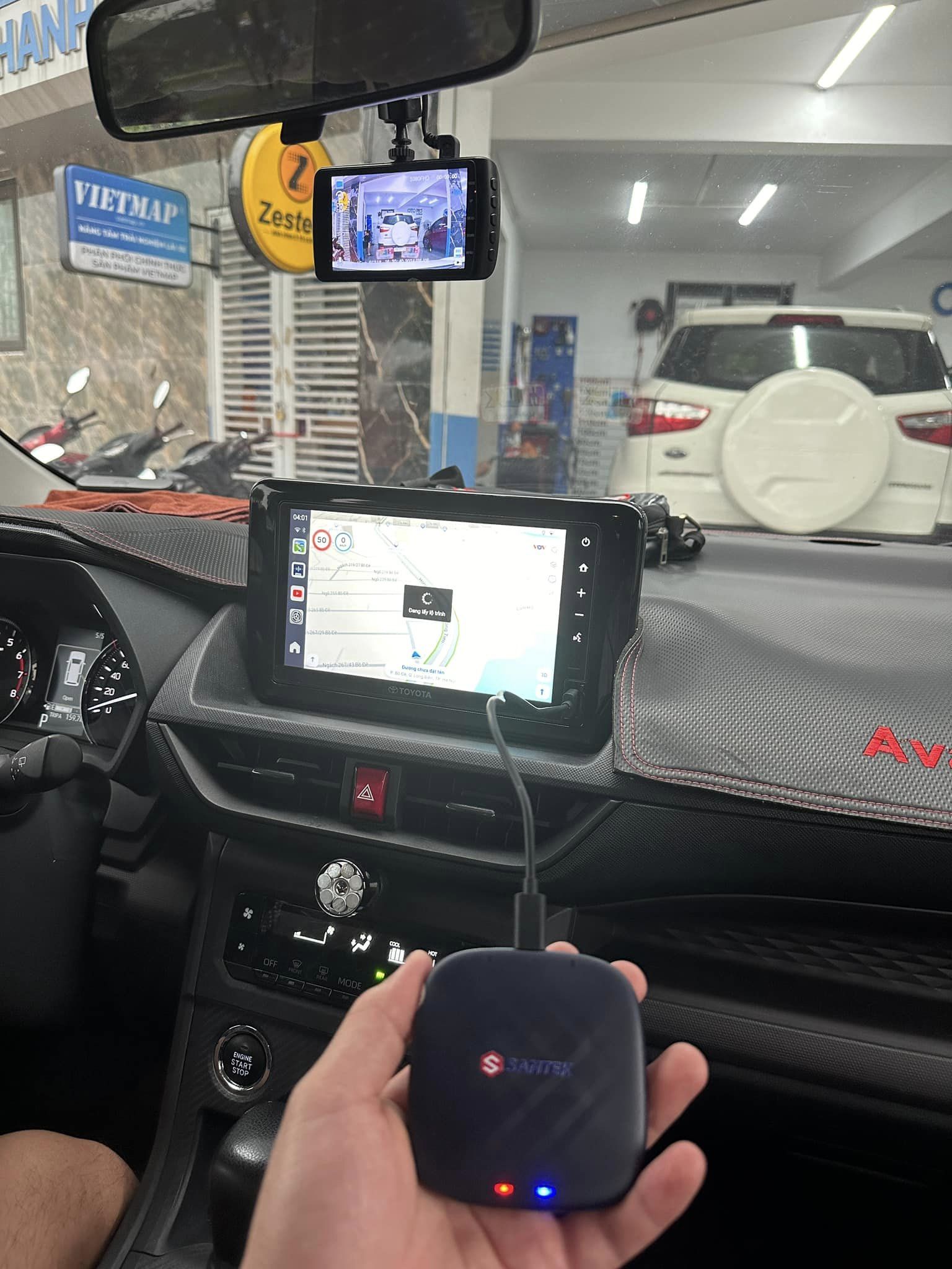 Android Box ô tô Santek cho Toyota Avanza 2023