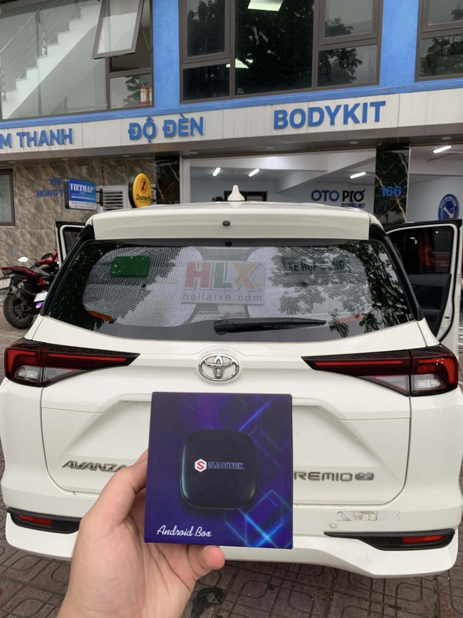 Android Box ô tô Santek cho Toyota Avanza 2023