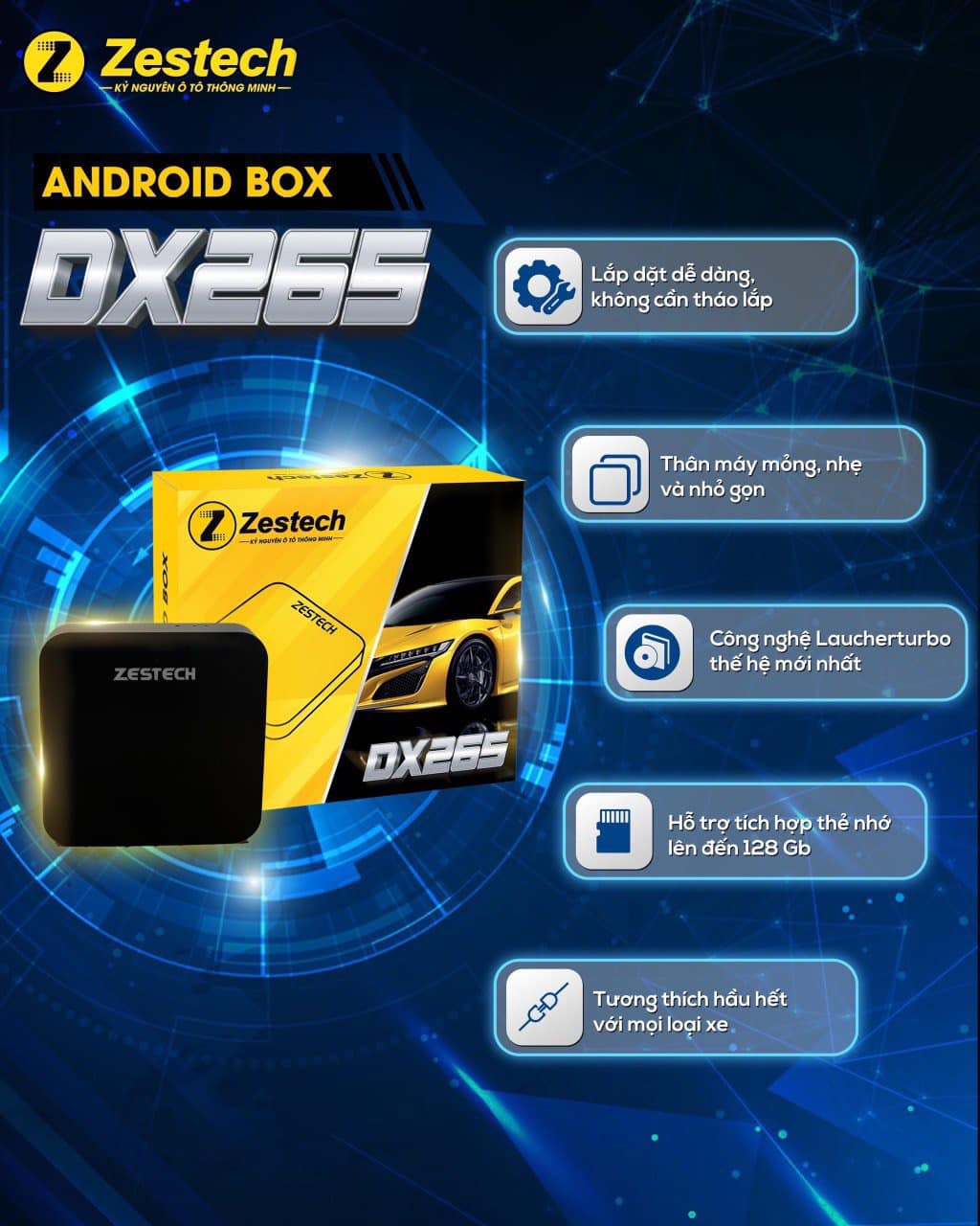 Android box zestech dx265