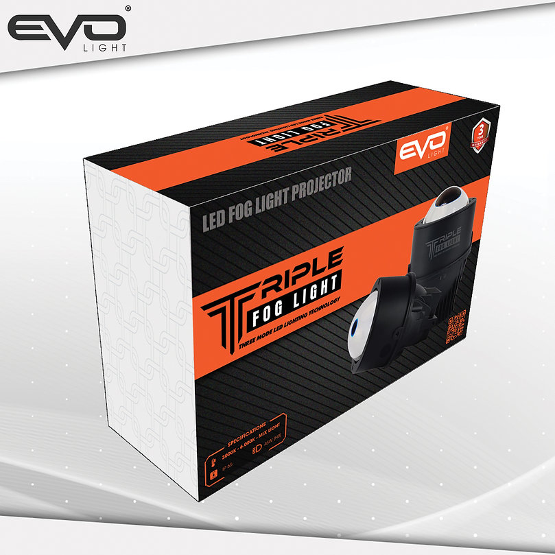 EVO Triple Fog Light - bi gầm LED 3 chế độ