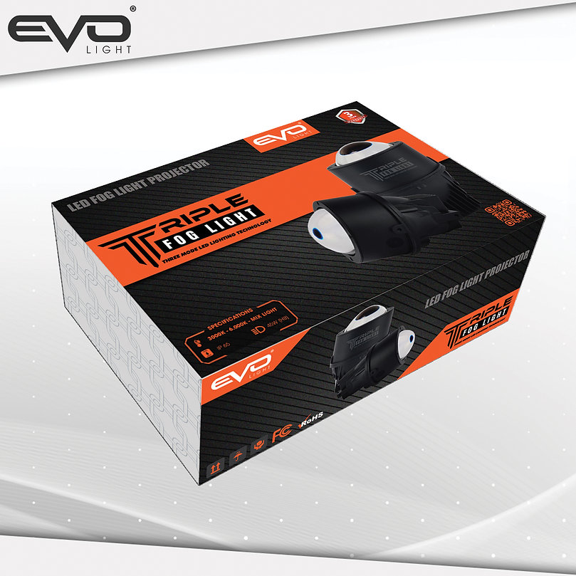 EVO Triple Fog Light - bi gầm LED 3 chế độ