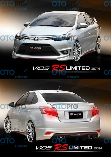 Bodykit cho Toyota Vios 2014-2016 mẫu RS Limited Thái Lan