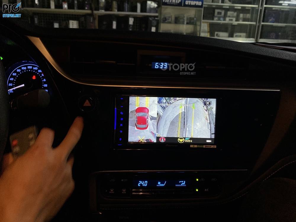 Lắp camera 360 Owin cho Toyota Altis 2020