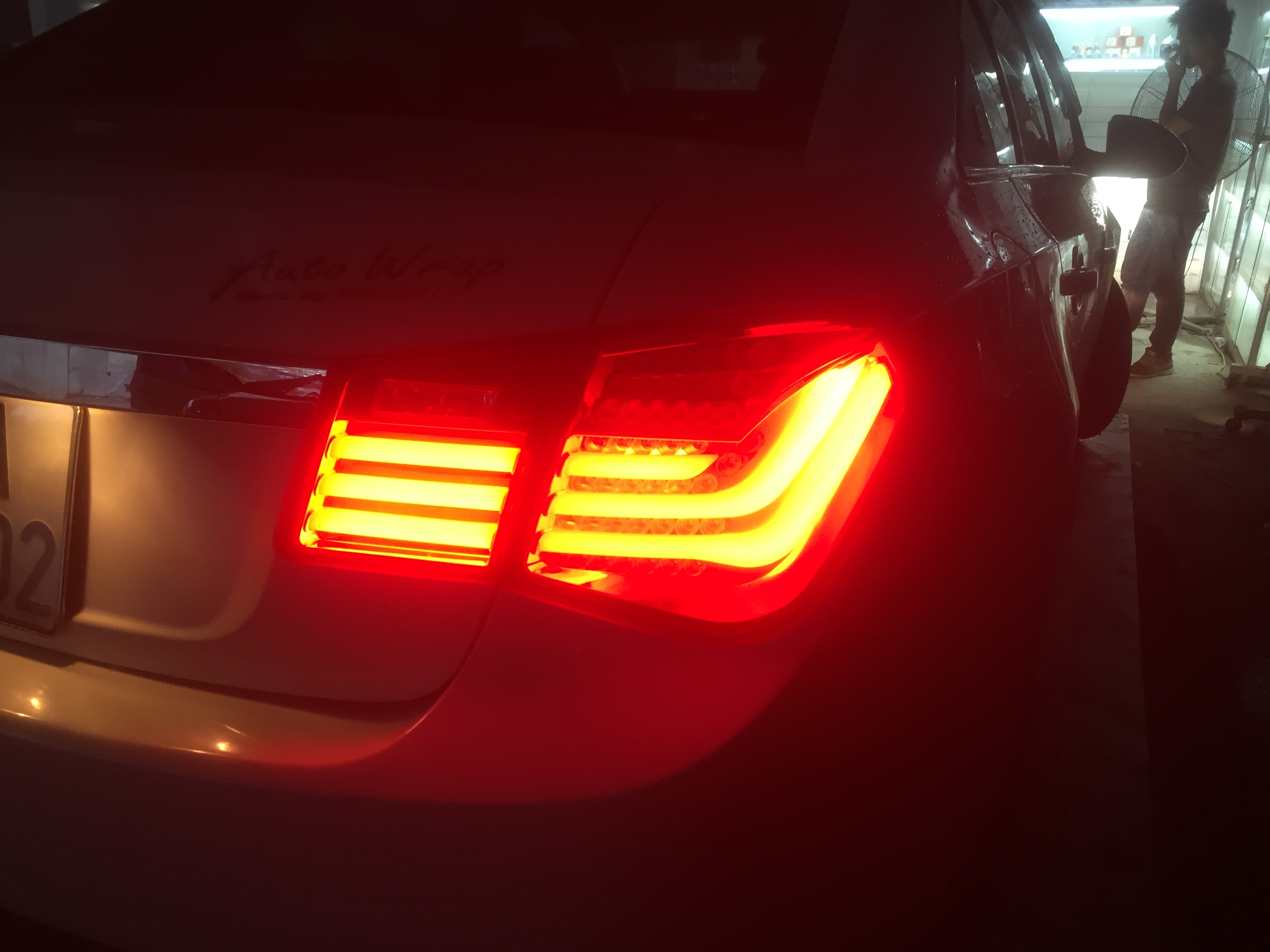 Chevrolet Cruze Độ Đèn hậu  led nguyên bộ mẫu BMW
