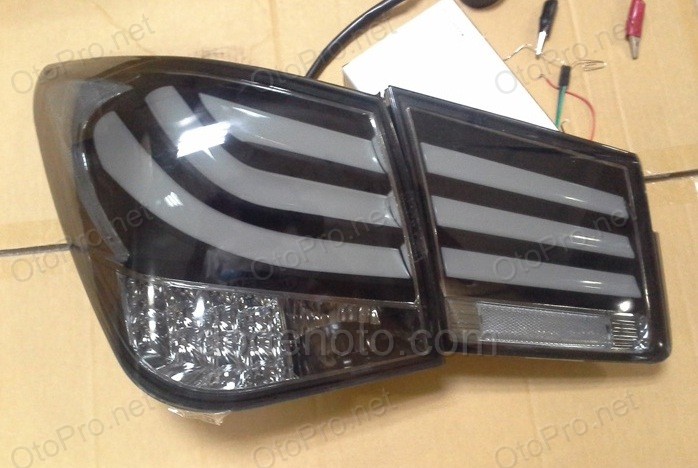 Đèn hậu độ LED nguyên bộ xe Lacetti BMW series 5 kiểu khói