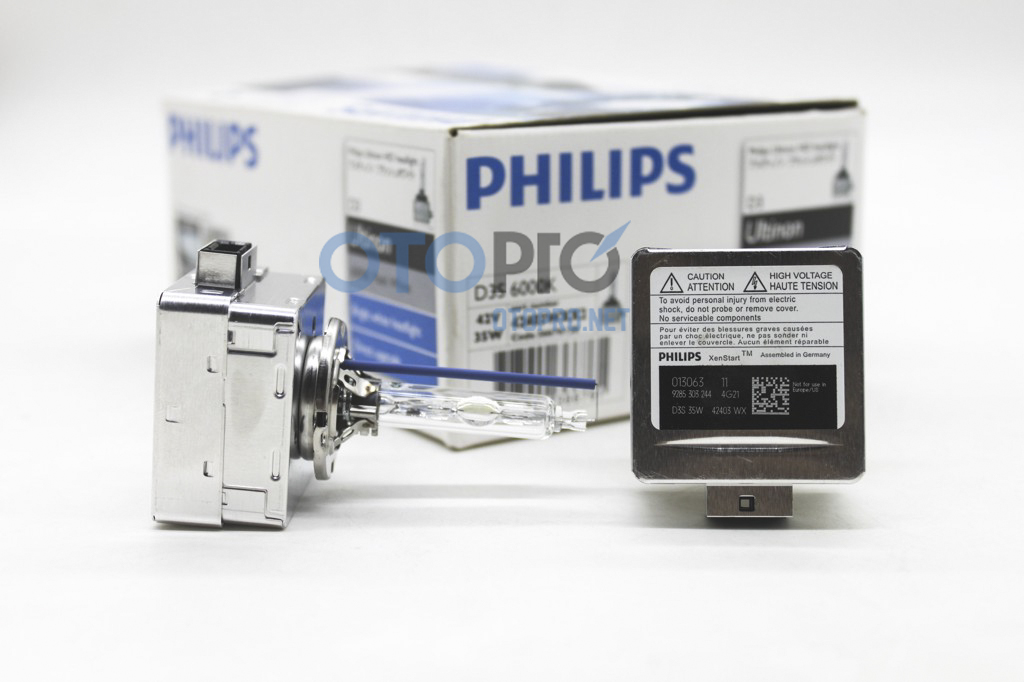 Bóng đèn xenon D3S ánh sáng 6000k chính hãng Philips