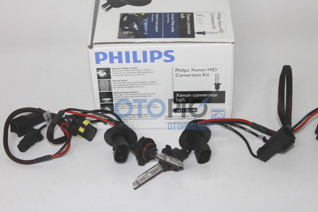 Bóng đèn xenon chính hãng Philips H11 4200k