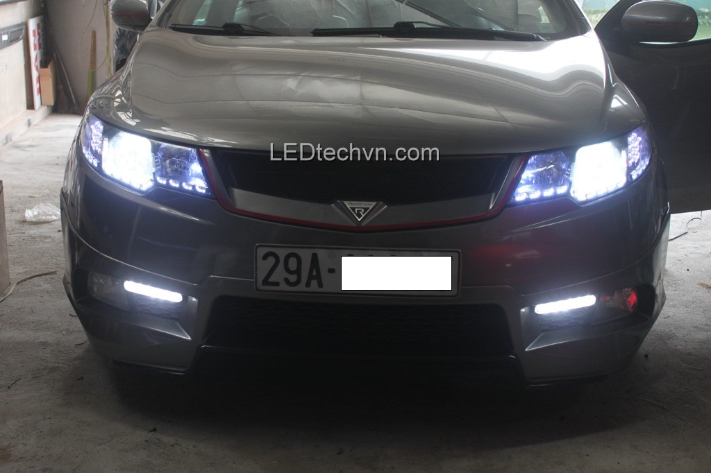 Đèn gầm led DRL lắp chung cho các loại xe