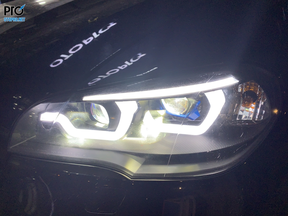 Độ đèn BMW X5 với đèn bi LED Henvei L90