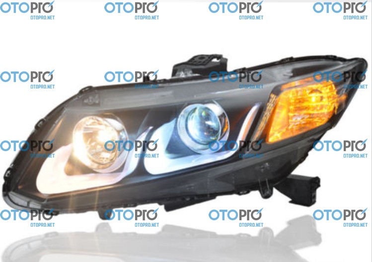 Đèn pha độ LED nguyên bộ cho xe Civic 2011-2015